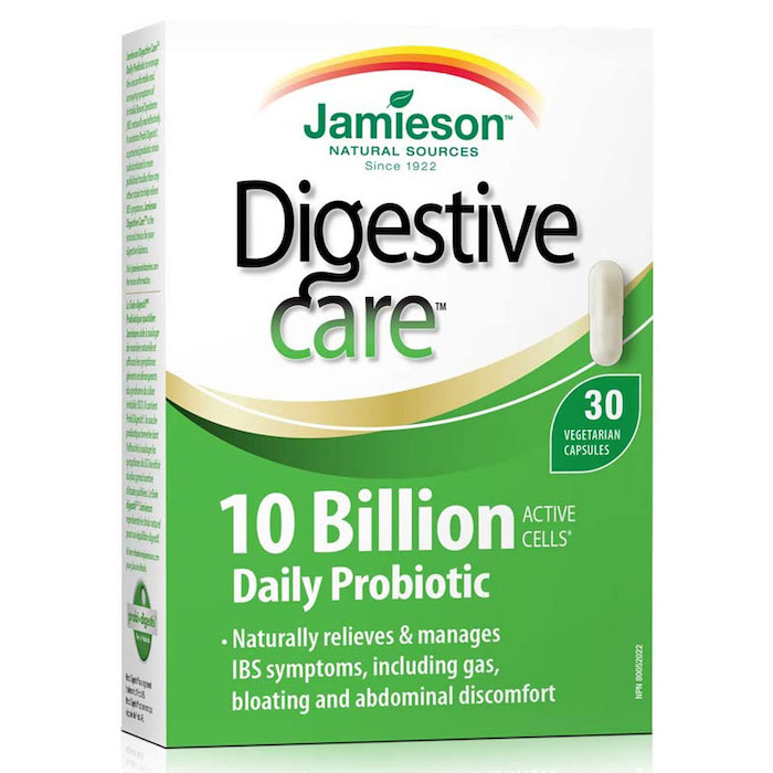 Jamieson Digestive Care 10 Billion Daily Probiotic 30 Capsules