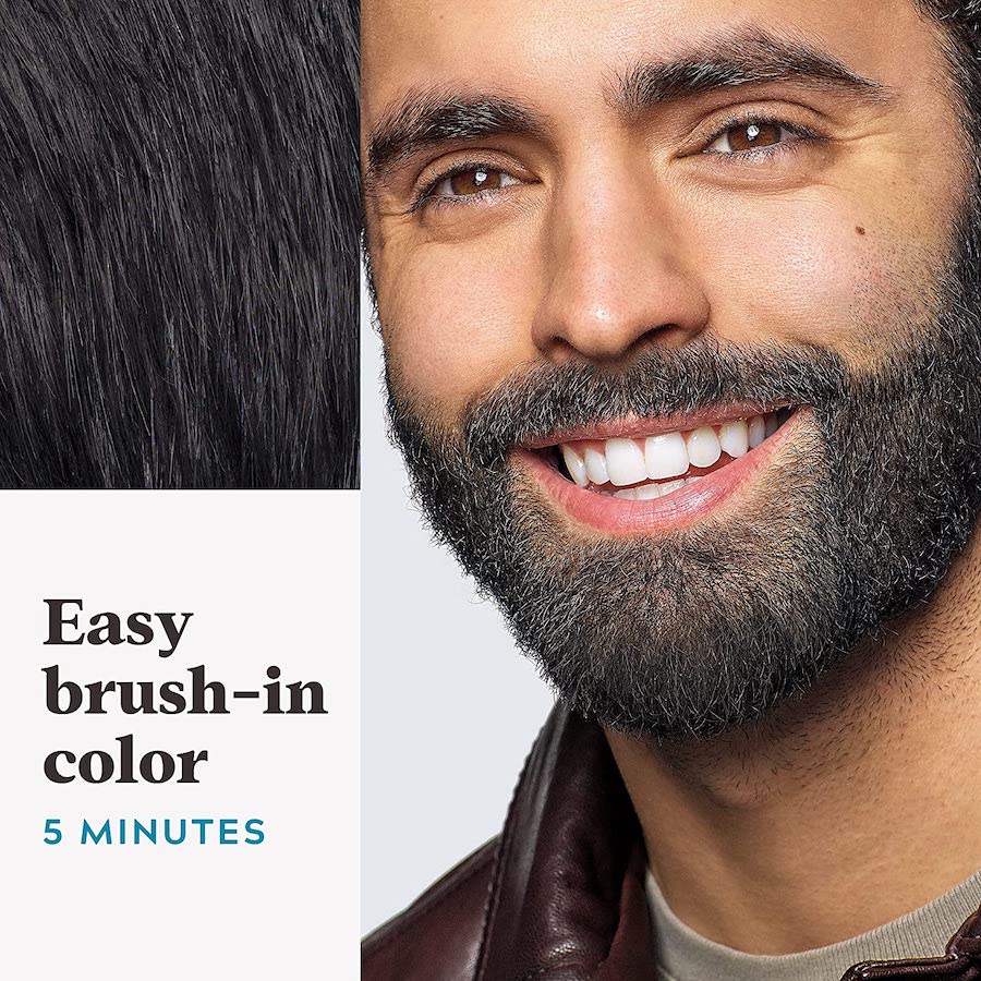 Just For Men Mustache & Beard Brush-In Color Gel, Beard Coloring for ...