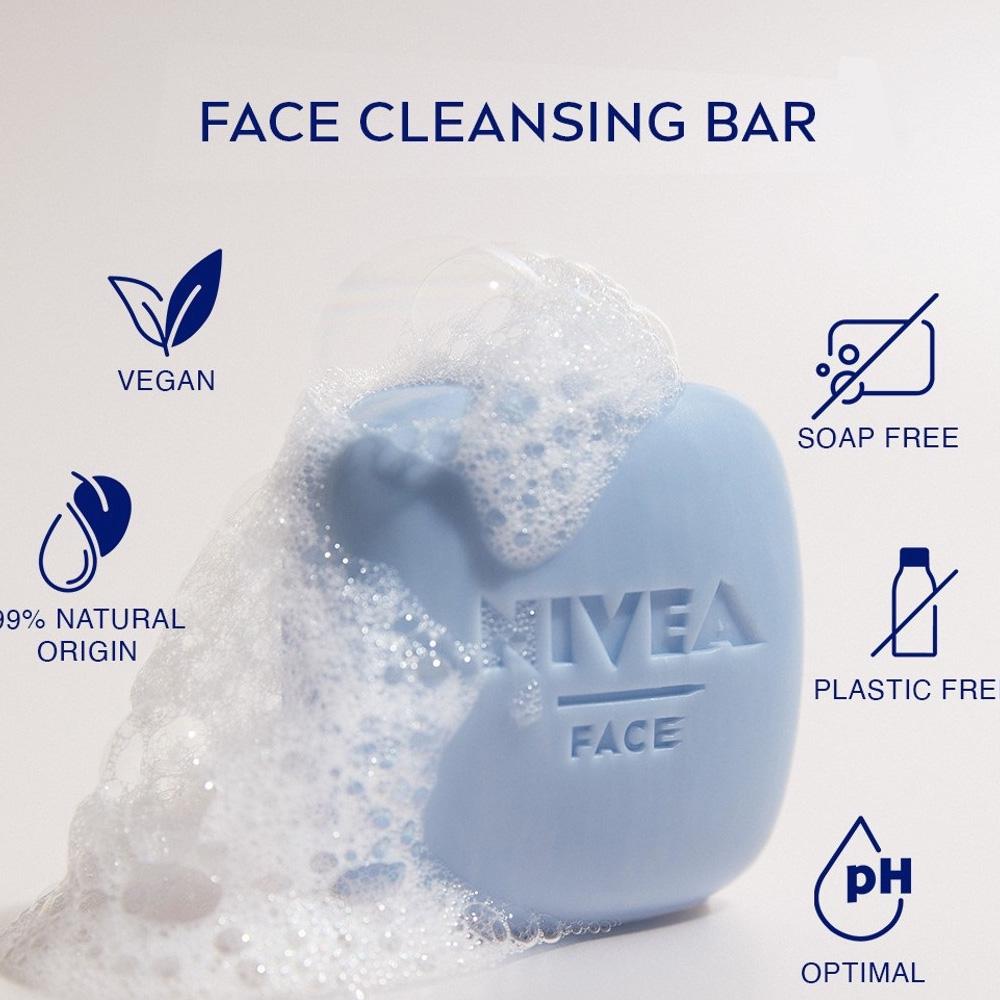 Nivea Magicbar Refreshing Almond Oil Face Cleansing Bar 75g Vegan