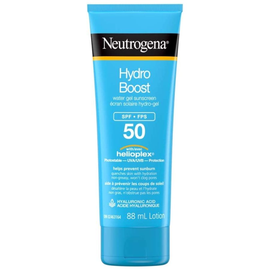 Neutrogena Hydro Boost Water Gel Face Sunscreen SPF 50 with Hyaluronic ...