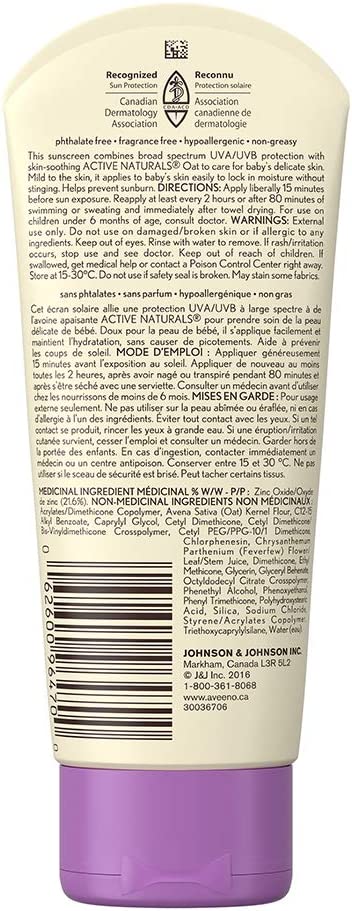 Aveeno baby mineral sunscreen lotion 2024 spf 50