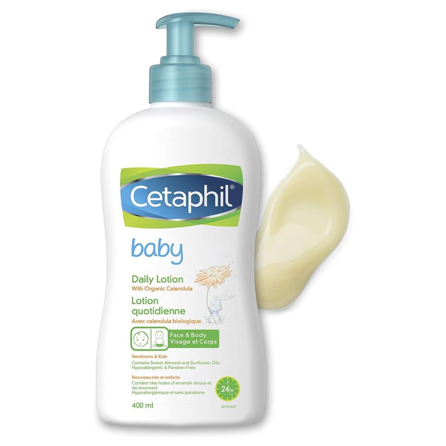 Cetaphil baby daily lotion with sale organic calendula color