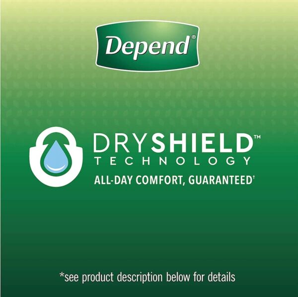 Depend FIT-FLEX Incontinence Underwear for Women, Maximum Absorbency, XL,  15 Count - Care and Shop