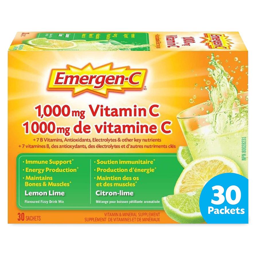 Emergen-C 1000mg Vitamin C Powder Supplement, Drink Mix with ...