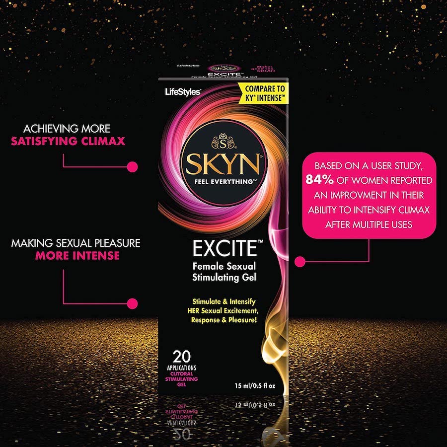 Lifestyles Excite Female Stimulating Gel 0 50 Oz 15ml Care And Shop