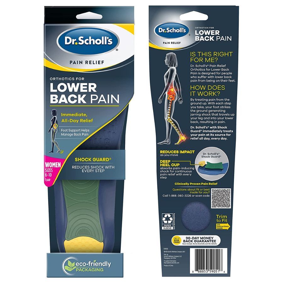 Dr scholl's clearance back pain