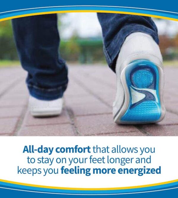 Massaging Gel® Advanced Insoles for All-Day Comfort