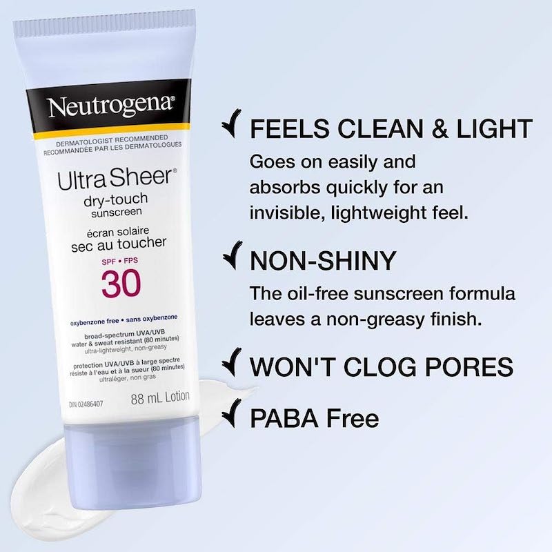 Ultra Sheer Dry-Touch Sunscreen SPF 30, 88 ml – Neutrogena : Cream & lotion
