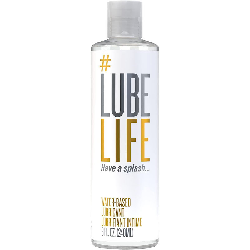 LubeLife Water Based Personal Lubricant 8 oz Sex Lube for Men