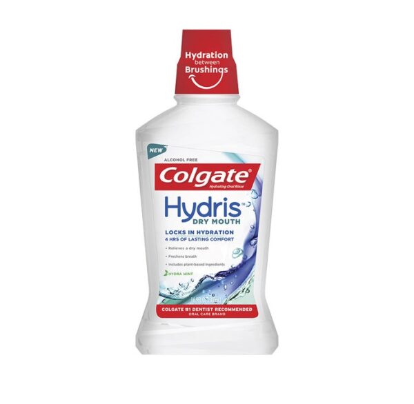 Colgate Hydris Dry Mouth Hydrating Oral Rinse, 500 mL - Care and Shop