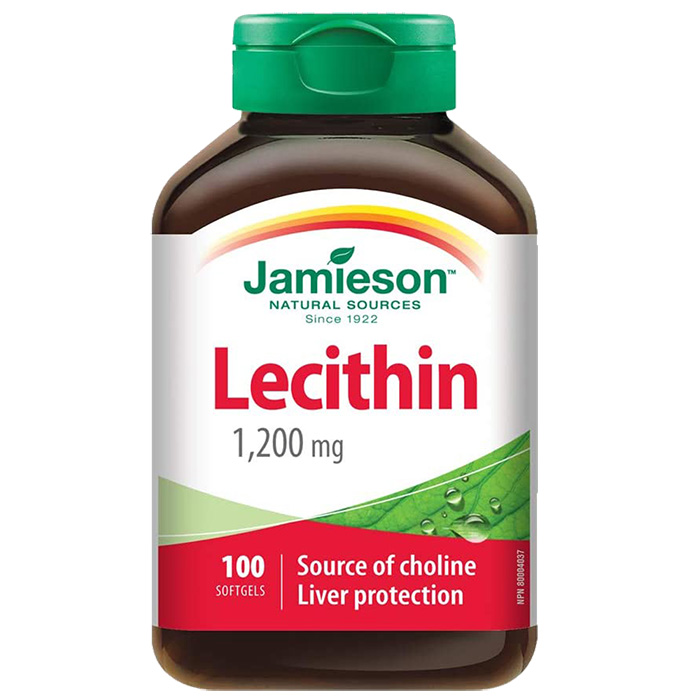 Jamieson Lecithin 1200mg Softgels 100 Count Care and Shop