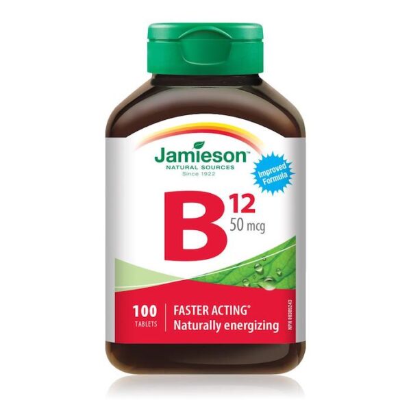 Jamieson Vitamin B12 50mcg 100 Tablets