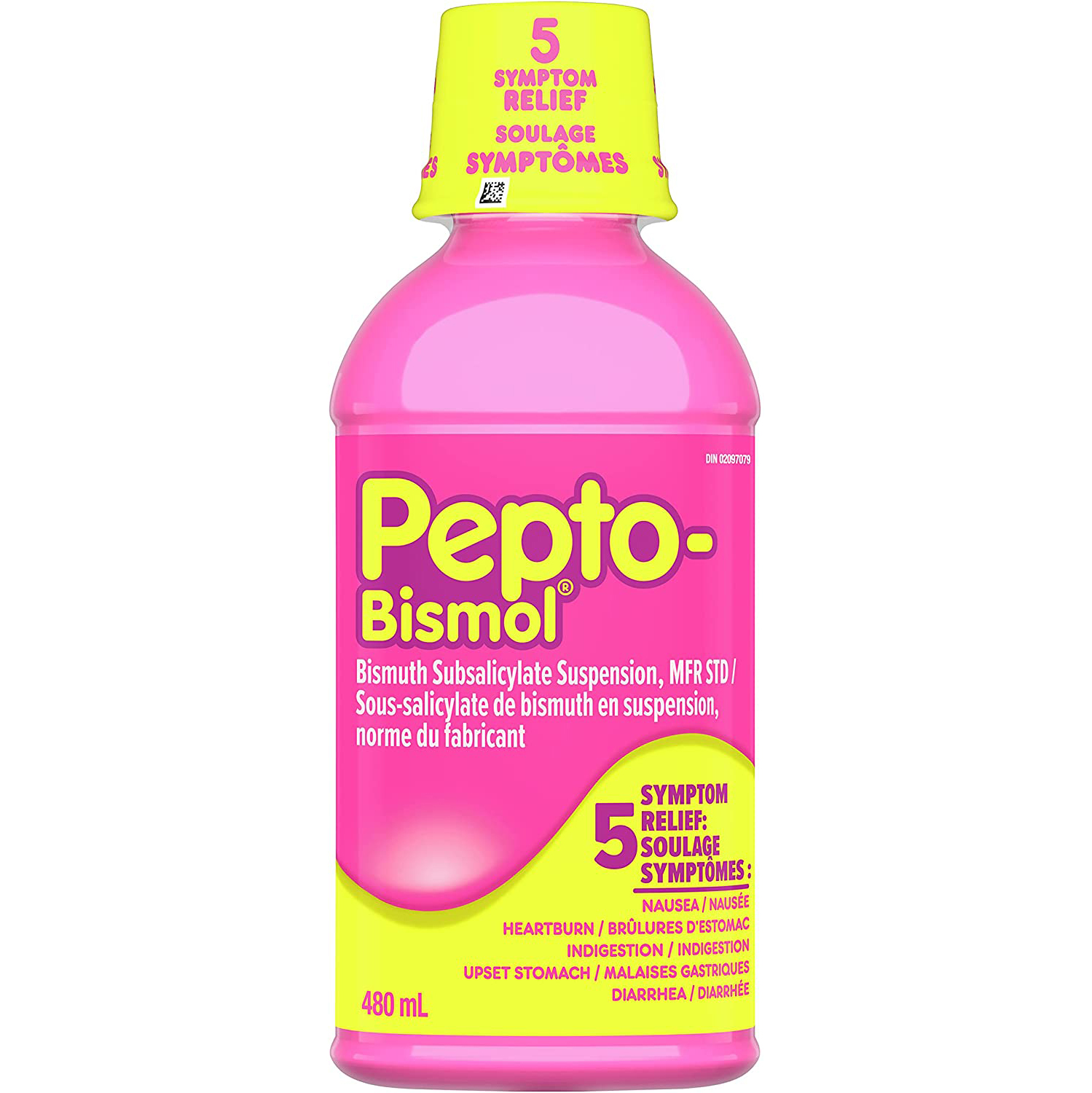 Pepto Bismol Liquid, Upset Stomach Relief, Diarrhea Relief, Heartburn ...