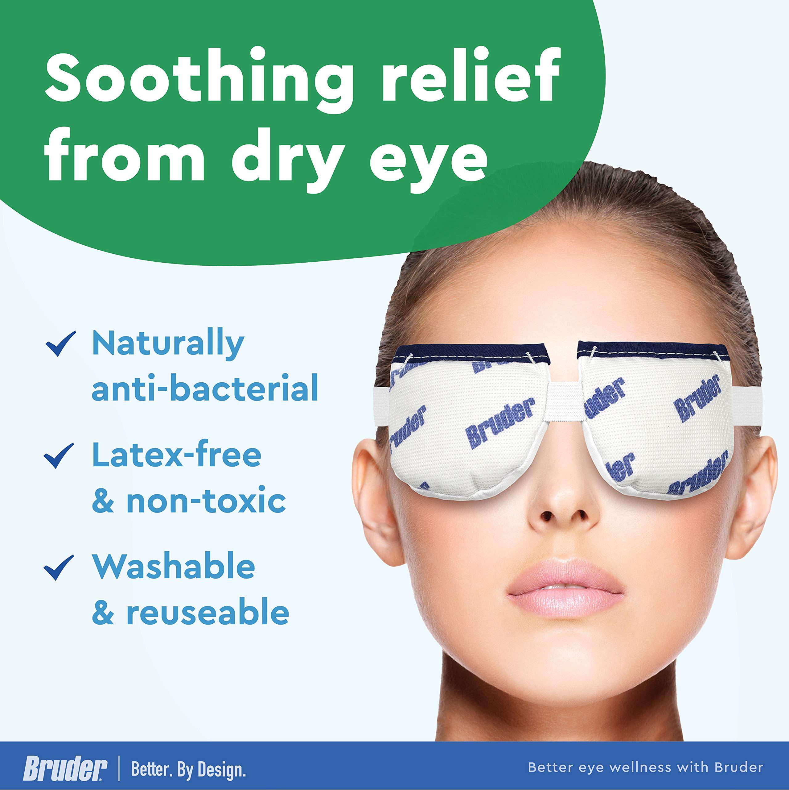 Bruder Moist Heat Eye Compress | Microwave Activated. Relieves Dry Eye ...