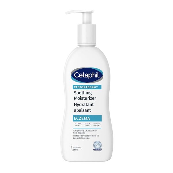 Cetaphil PRO Restoraderm Eczema Soothing Moisturizer With Colloidal Oats, Ceramides and Filaggrin - Lotion For Dry Itchy and Sensitive Skin - Paraben Free, Steroid Free - Dermatologist Recommended, 295ml