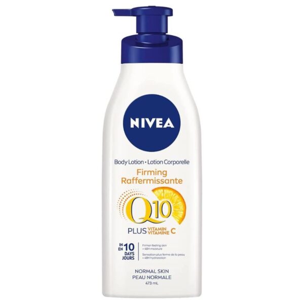 NIVEA Q10 & Vitamin C Firming Body Lotion for Normal Skin, 473 mL