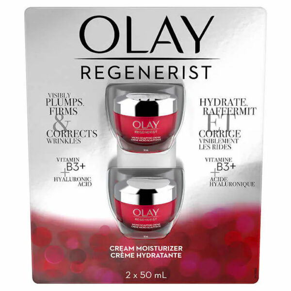 Olay Regenerist Moisturizing Micro-sculpting Face Cream 2 x 50 ml