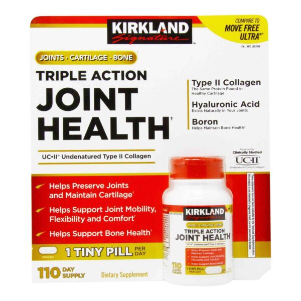 Kirkland Signature Triple Action Joint Health, 110 Coated Tablets