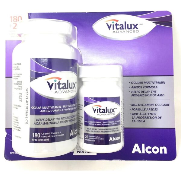 Vitalux Advanced Ocular Multi-Vitamin, 180 +20 caplets