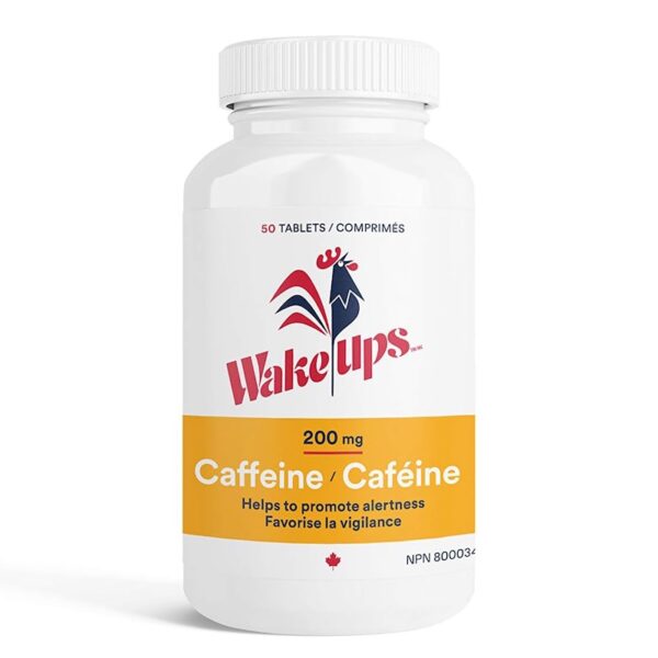 Wake-Ups 200mg Extra Strength Caffeine Tablets  Promotes Alertness & Endurance  50 Tablets