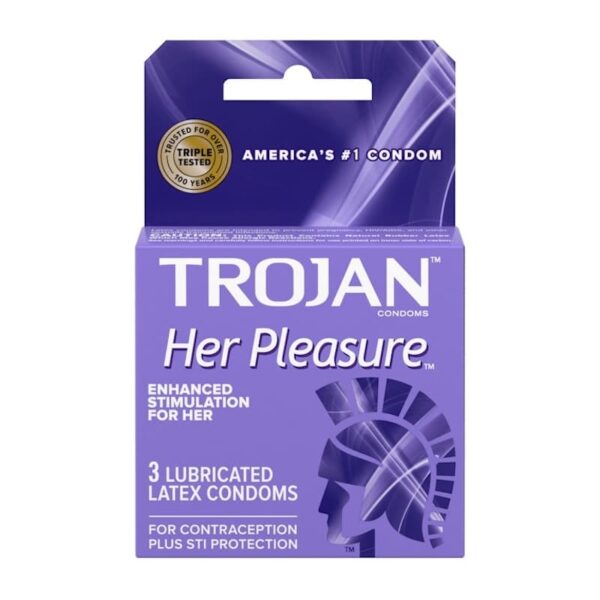 واقي ذكري طروادة هير بليجر سينسيشنز المزلق، 3 قطع