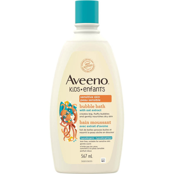 Aveeno Kids Sensitive Skin Bubble Bath 567ml