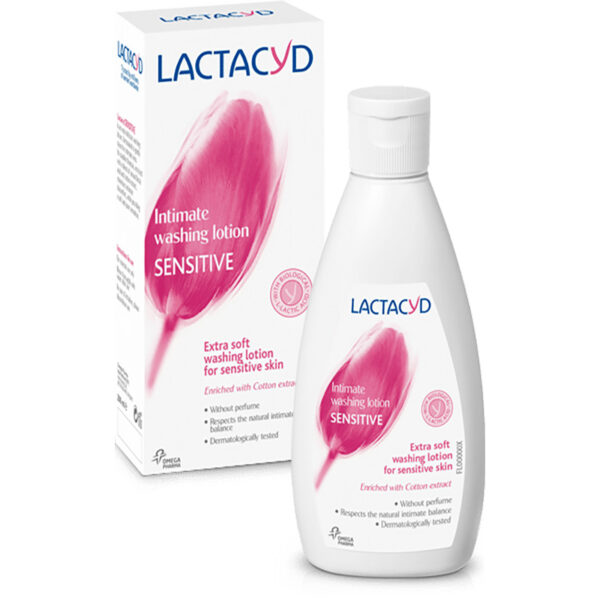 Lactacyd Sensitive intimate area cleaning lotion 200ml
